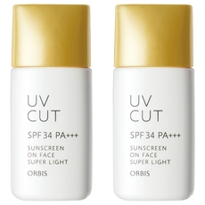 ORBIS 奧蜜思 透妍潤色隔離霜 極清爽型 SPF34 PA+++, 控油薄透, 肌膚明亮不暗沉, 持妝不脫妝, 清爽不黏, 抗汗防水, 28ml, 2瓶