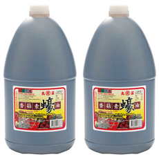 丸莊醬油 香菇素蠔油 4500g, 以豆麥醬油製成，富含香菇風味, 素食者適用, 4.4kg, 2桶