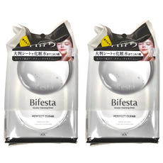 Bifesta 碧菲絲特 深層淨化 黑 卸妝棉 46片, 2包