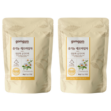 gomgom 洋甘菊茶, 1.5g x 20 包, 30g, 20包, 2袋