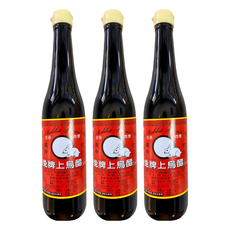 白兔牌 上烏醋, 深沈馥郁醋香，含烏梅黑棗般果香, 500ml, 3瓶