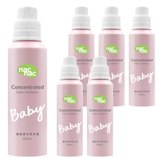 nac nac 濃縮嬰兒柔衣精, 600ml, 6瓶