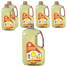 台糖 大豆沙拉油, 2公升, 100%純大豆釀造, 適合煎煮炒及製作沙拉, 2L, 6瓶
