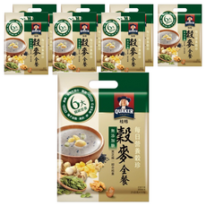 QUAKER 桂格 每日營養穀珍穀麥全餐 無添加糖 10包, 230g, 8袋