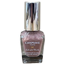 CANMAKE 新晶燦指甲油, 速乾持久頂層護甲油, 8ml, N70玫瑰奶茶, 1個