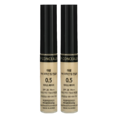 THe SaeM 得鮮 完美遮瑕液, 0.5 冰米色 SPF28 PA++, #0.5, 2支
