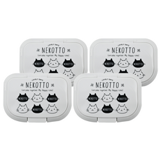 Skater 可重複使用濕紙巾蓋 WTL1AG, NEKOTTO, 4個
