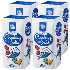 塩事業 天日鹽, 盒裝家庭用鹽 800g, 方便好倒出設計, 防潮控量, 4盒