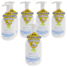 nac nac 抗菌保濕洗手慕斯, 清新藍風鈴, 300ml, 6瓶