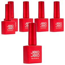Jello Jello 可撕式底層凝膠 10毫升 韓國, 透明, 10ml, 6瓶
