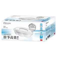 3M 即淨高效濾水壺濾心 4入, WP4000, 1盒