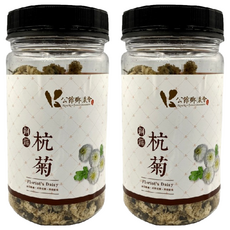 公館鄉農會 杭菊茶，台灣苗栗在地杭菊，農藥檢驗 安全無毒, 25g, 2罐