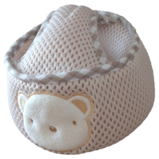 C.D.BABY 佳登 防撞帽 小熊寶 米色 42~54cm 嬰幼兒學步防摔帽 寶寶安全帽, 1個