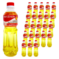 台糖 大豆沙拉油 600ml, 100%黃豆萃取提煉，無雜質, 24瓶