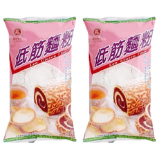 義峰食品 低筋麵粉 500公克, 適合蛋糕、西點、油炸粉、月餅乾, 500g, 2包