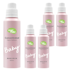 nac nac 濃縮嬰兒柔衣精, 600ml, 5瓶