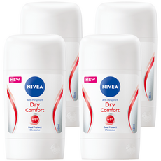 NIVEA 妮維雅 止汗爽身乳膏 乾適活力, 50ml, 4瓶