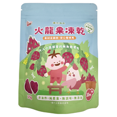 粥寶寶 火龍果凍乾, 食材全鍊檢驗, 安心看得見, 非油炸, 純素食, 無調味, 無添加, 25g, 1包