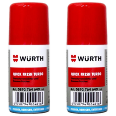 WURTH QUICK FRESH TURBO 車輛空調系統清潔劑，40ml, 2瓶