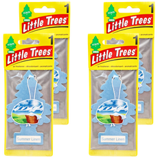 Little Trees 小樹香片 煥然衣新, 適用於車內、家庭和辦公室，清新怡人, 7g, 4片