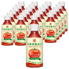 KAGOME 可果美 蕃茄汁 280ml x 24瓶, 無添加食鹽 還原蔬菜汁