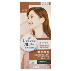 Liese 莉婕 泡沫染髮劑, 栗子棕色, 1盒