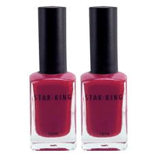 STAR KING 星之冠 經典指甲油 15ml, 005 苺果, 2瓶