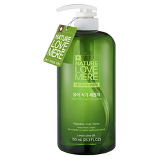 NATURE LOVE MERE 然自母愛 嬰幼兒餐具洗潔精 750毫升, 750ml, 1瓶