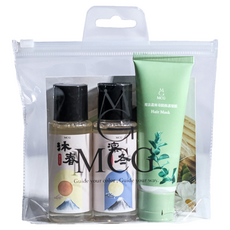 MCG 米璽聚 GO PRETTY 旅行包套組，凜冬淨化洗髮精 60ml + 沐春潤活洗髮精 60ml + 魔法叢林奇蹟修護髮膜 50ml, 1組