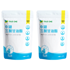 TRUE ONE 食在加分 中鏈三酸甘油脂 MCT油 (C8+C10) 10毫升x15包, 10ml, 15包, 2袋