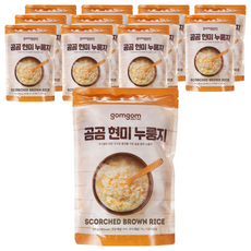 Gomgom Rice 糙米鍋巴, 韓國糙米製成, 香酥美味, 口感酥脆, 夾鏈袋包裝, 方便保存, 500g, 12包