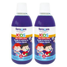 Foramen 牙菌斑顯示劑 KIDS, 500ml, 漱口水, 6歲以上兒童適用, 2瓶