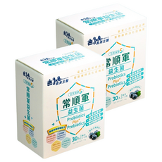 義美生醫 常順軍益生菌 日常保健版, 無添加香料、色素、甜味劑, 30入, 幫助維持消化道機能, 30包, 75g, 2盒