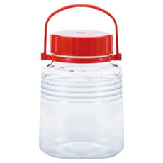 ADERIA 手提式玻璃瓶, 3L, 1個