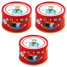 同榮 番茄汁鯖魚罐頭，固形量300公克, 425g, 3罐