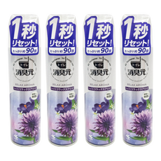 KOBAYASHI 小林製藥 消臭元 浴廁芳香噴霧 舒壓花香 280ml, 4個