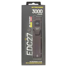 NITECORE 奈特科爾 EDC27 戰術手電筒, 3000流明, 超薄高性能, 1支