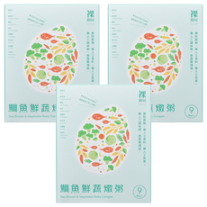 裸廚房 大寶寶粥 鯛魚鮮蔬, 營養師精準比例配置 160g大份量, 320g, 3盒