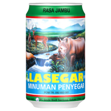 LASEGAR Jeruk Nipis 檸檬風味飲料, 320ml, 4罐