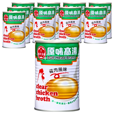 牛頭牌 原味高湯 雞肉風味, 411ml, 10罐