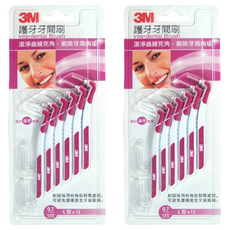 3M 護牙牙間刷 SSS, 0.7mm, 12支, 2組