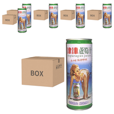 津津 蘆筍汁, 原汁10%, 245ml x 24罐, 144罐
