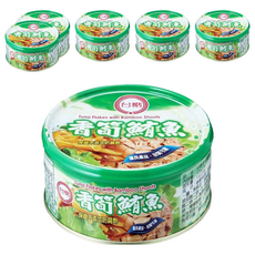 台糖 香筍鮪魚罐頭, 無添加防腐劑, 170g, 6罐
