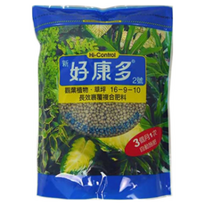 Hi-Control 好康多 2號觀葉植物肥, 觀葉植物、草坪 16-9-10, 長效緩釋複合肥料, 1.2kg, 1包