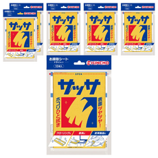 KINCHO 金鳥 SASSA萬用三層雙面擦拭巾 10入, 單色, 10張, 6袋