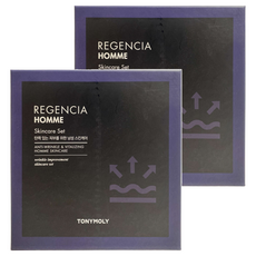 TONYMOLY Regencia Homme 男士護膚水乳4件組 Set，改善皮膚彈性，清爽柑橘氣息, 2組