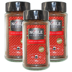 NOBLE CAFE 皇家經典咖啡粉, 200克, 噴霧乾燥結晶咖啡, 200g, 3罐