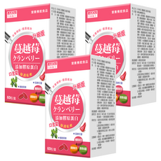 AJIOU 日本味王 蔓越莓口含錠升級版, 800mg, 60顆, 3盒