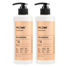 台塑生醫 MIZMI 強韌修護護髮乳 330ml 兩瓶組 - 受損髮適用，蓬鬆豐盈，深層滋養, 2瓶