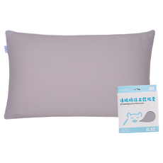 doze-off 打瞌睡 凍眠瞬涼立體枕套 Hi Cooling Nylon Pillowcase, 尺寸41 x 67cm, 85%尼龍 15%彈性纖維, 41 x 67cm, 靜石灰, 1個